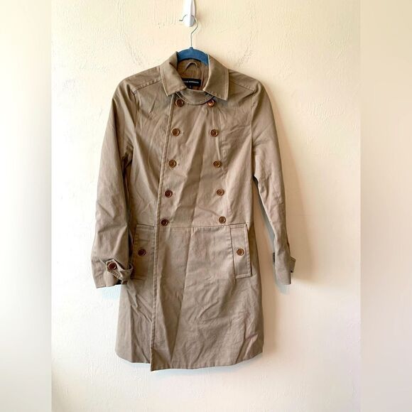 Club Monaco Khaki Trench Size XS - Picture 1 of 9